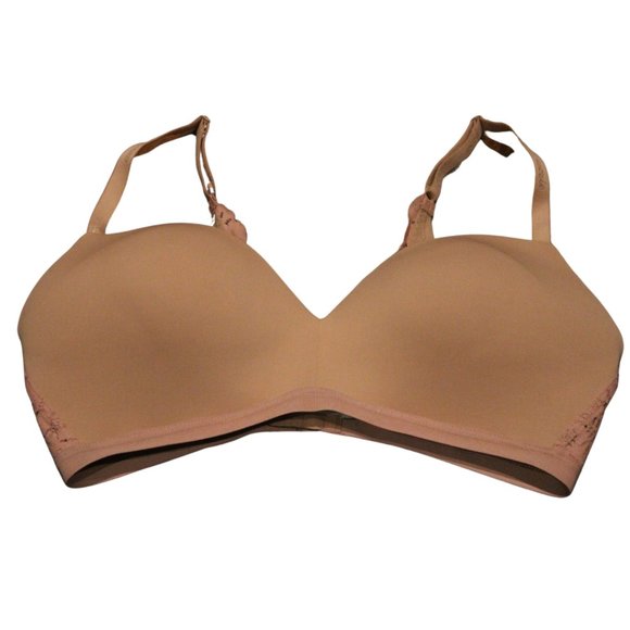 2/$30 🏷 Aerie Wireless Bra Size 36DD Nude Colour - Picture 1 of 5